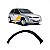 Moldura do vão de roda corsa chevrolet de 1994 a 2009 lado direito dianteiro preto - Imagem 1