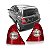 Lanterna clio renault de 2003 a 2011 traseira lado esquerdo hatch - Imagem 1