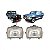 Farol hilux toyota de 1992 a 2001 bandeirante toyota e l200 mitsubishi de 1992 a 2003 lado direito com carcaça - Imagem 1