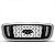 Grade do radiador ranger ford de 2005 a 2009 cromada e preta modelo cibie americano - Imagem 2