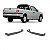Suporte para para choque saveiro volkswagen de 2000 a 2005 traseiro inferior lado esquerdo - Imagem 1