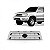 Grade do radiador hilux sw4 toyota de 2001 a 2002 cromado e preto - Imagem 1