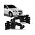 Suporte guia para para choque celta e prisma chevrolet de 2007 a 2011 lado esquerdo dianteiro - Imagem 1