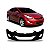 Para choque elantra hyundai de 2011 a 2013 dianteiro preto sem grade - Imagem 1