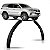 Moldura de para choque hilux sw4 toyota de 2016 a 2020 dianteira inferior lado direito - Imagem 1