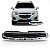 Grade do radiador tracker chevrolet de 2014 a 2016 superior preta com friso cromado - Imagem 1