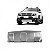 Acabamento para para choque duster renault de 2010 a 2015 dianteiro inferior cinza texturizado com furo para sensor - Imagem 1