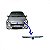 Grade do radiador punto fiat de 2013 a 2017 cromada sem emblema - Imagem 1
