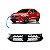 Grade do radiador cronos fiat de 2018 a 2020 preta com logotipo redondo - Imagem 1