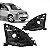 Carcaça de farol livina nissan de 2009 a 2014 lado esquerdo com regulador - Imagem 1