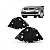 Suporte guia para para choque crossfox volkswagen de 2010 a 2014 dianteiro lado esquerdo - Imagem 1