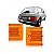 Lente de lanterna brasília volkswagen de 1978 a 1984 traseira âmbar de canto - Imagem 1