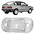 Lanterna de placa gol voyage parati saveiro volkswagen de 1987 a 1994 - Imagem 1