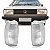 Lanterna gol volkswagen de 1982 a 1986 dianteira lado direito cristal acrílico - Imagem 1