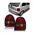Lanterna corsa chevrolet de 1994 a 1999 traseira lado direito fumê duas portas bicolor - Imagem 1
