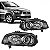 Farol palio fiat de 2009 a 2020 e siena fiat de 2009 a 2012 lado esquerdo preto com anel cromado bola - Imagem 1