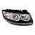Farol santa fe hyundai de 2010 a 2013 lado direito cristal manual e elétrico - Imagem 2