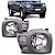 Farol xterra nissan de 2003 a 2008 lado esquerdo moldura cinza - Imagem 1
