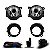 Kit farol auxiliar frontier nissan de 2008 a 2013 - Imagem 2