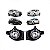 Farol auxiliar spin chevrolet de 2012 a 2024 onix e prisma chevrolet e s10 chevrolet de 2017 a 2020 par - Imagem 1