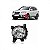 Farol santa fe hyundai de 2010 a 2013 lado esquerdo auxiliar - Imagem 1