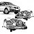 Farol polo volkswagen de 2007 a 2011 lado direito cromado manual - Imagem 1