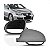 Capa de retrovisor externo jetta volkswagen de 2006 a 2010 lado esquerdo primer - Imagem 1