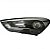 Farol tucson hyundai de 2017 a 2022 lado esquerdo elétrico com motor - Imagem 2