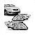 Farol corolla toyota de 2009 a 2011 lado esquerdo cromado manual e elétrico - Imagem 1
