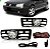 Kit farol auxiliar golf volkswagen de 1999 a 2006 com grade aro cromado e botão universal - Imagem 2