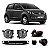 Kit farol auxiliar up volkswagen de 2014 a 2016 com grade sem aro cromado - Imagem 1