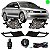 Kit farol auxiliar jetta volkswagen de 2015 a 2018 sedã com grade - Imagem 1