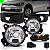 Kit farol auxiliar saveiro volkswagen de 2013 a 2016 geração seis com grade - Imagem 1