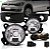 Kit farol auxiliar saveiro volkswagen de 2013 a 2016 geração seis com grade - Imagem 2