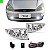 Kit farol auxiliar focus ford de 1998 a 2003 hatch e sedan com botão universal - Imagem 1