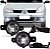 Kit de farol auxiliar clio renault de 2003 a 2011 sem grade com botão universal - Imagem 2