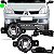 Kit de farol auxiliar clio renault de 2003 a 2011 sem grade com botão universal - Imagem 1