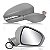 Retrovisor externo fusion ford de 2013 a 2019 lado direito primer elétrico com aquecimento com braço longo com luz de cortesia - Imagem 3