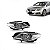Farol passat volkswagen de 2009 a 2012 lado esquerdo elétrico com motor com entrada para xenon versão cc - Imagem 1