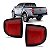 Lanterna de para choque triton mitsubishi de 2007 a 2016 lado esquerdo traseiro refletor - Imagem 1