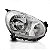Farol march nissan de 2011 a 2013 lado direito cromado manual - Imagem 2