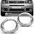 Kit de copo de farol auxiliar palio fiat de 2008 a 2011 cromado weekend e locker - Imagem 1