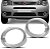Kit de copo de farol auxiliar palio fiat de 2008 a 2011 cromado weekend e locker - Imagem 2