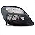 Farol scenic renault de 2001 a 2011 lado direito máscara negra - Imagem 2