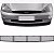 Grade do para choque focus ford de 1998 a 2003 dianteiro central com furo versão ghia - Imagem 2