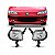 Farol auxiliar 306 peugeot de 1998 a 2002 lado esquerdo raiado - Imagem 1