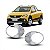 Suporte de farol auxiliar saveiro volkswagen de 2009 a 2012 cromado geração cinco cross par - Imagem 1