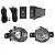 Kit de farol auxiliar sentra nissan de 2007 a 2009 - Imagem 2