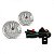 Kit de farol auxiliar hilux sw4 toyota de 2012 a 2015 sem grade - Imagem 3