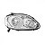 Farol fox crossfox e spacefox volkswagen de 2007 a 2009 lado direito cromado foco duplo - Imagem 2